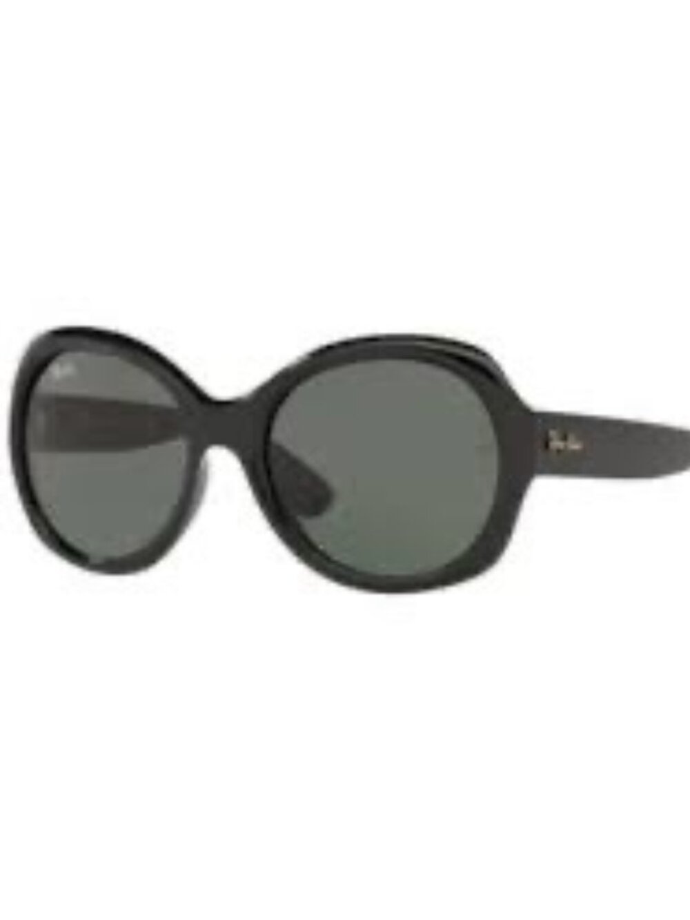 Ray-Ban Rb4191 round sunglasses Black with green lenses like new